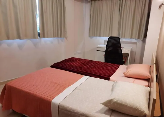 Apartmán Sleeps 6 With Ensuite Nikósie